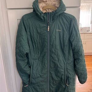 L.L. Bean Woman’s Green Quilted Jacket
